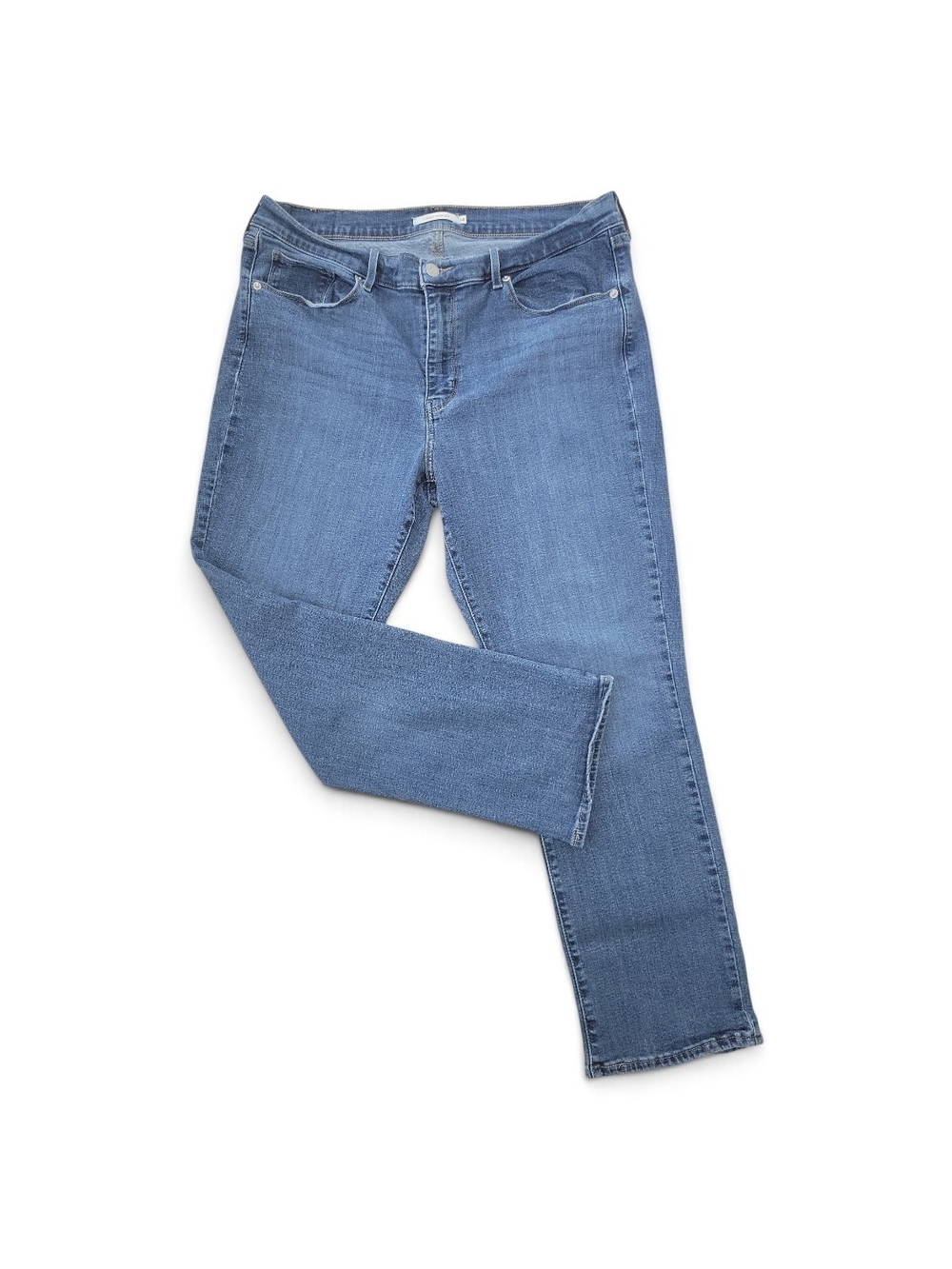 Levi's Straight-Leg Women's Jeans in Medium Blue Wash 14S